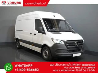 Mercedes-Benz Sprinter 211 Aut. L2H2 LED/ Standkachel/ Stoelverw./ Climate/ Carplay/ Camera/ Cruise/ Trekhaak