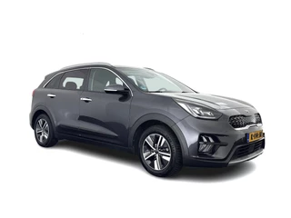Kia Niro 1.6 GDi Hybrid Dynamic Plus Line (INCL-BTW) Aut. *LEATHER | FULL-LED | ADAPTIVE-CRUISE | BLINDSPOT | HEATED-COMFORTSEATS | CAMERA | KEYLESS | NAVI-FULLMAP | AMBIENTLIGHT | LANE-ASSIST | TOWBAR | 16''ALU*