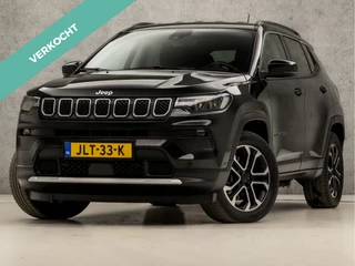 Jeep Compass 4xe 190 Plug-in Hybrid Electric Night Eagle Automaat (VIRTUAL COCKPIT, APPLE CARPLAY, STUUR/STOELVERWARMING, LEDER, CAMERA, ADAPTIVE CRUISE, GETINT GLAS, KEYLESS, NIEUWSTAAT)