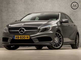 Mercedes-Benz A-Klasse 180 AMG Sport (NAVIGATIE, NAP, LEDER/ALCANTARA, XENON, CRUISE, SPORTSTOELEN, PARKEERSENSOREN, NIEUWE APK, NIEUWSTAAT)