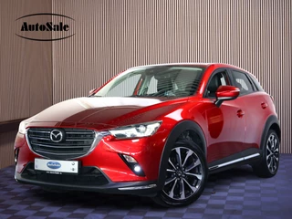 Hoofdafbeelding Mazda CX-3 Mazda CX-3 2.0 SkyActiv-G 120 GT-M AUT HUD NAV LEDER CAM XENON STOELVW '18