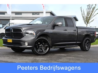 Dodge Ram 1500 5.7 V8 Quad Cab 6'4 Cruise, Camera, 402pk, Automaat, 3500kg, Trekhaak, Stoelverwarming, Leder, Multimedia, Sensoren, Uniek!