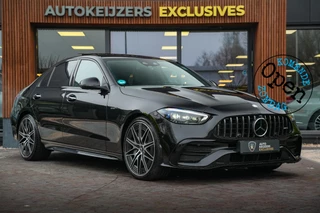 Hoofdafbeelding Mercedes-Benz C-Klasse Mercedes-Benz C-klasse AMG 43 4MATIC Panoramadak Burmester Adapt. Cruise Ambient HeadUp Nieuwe Model!