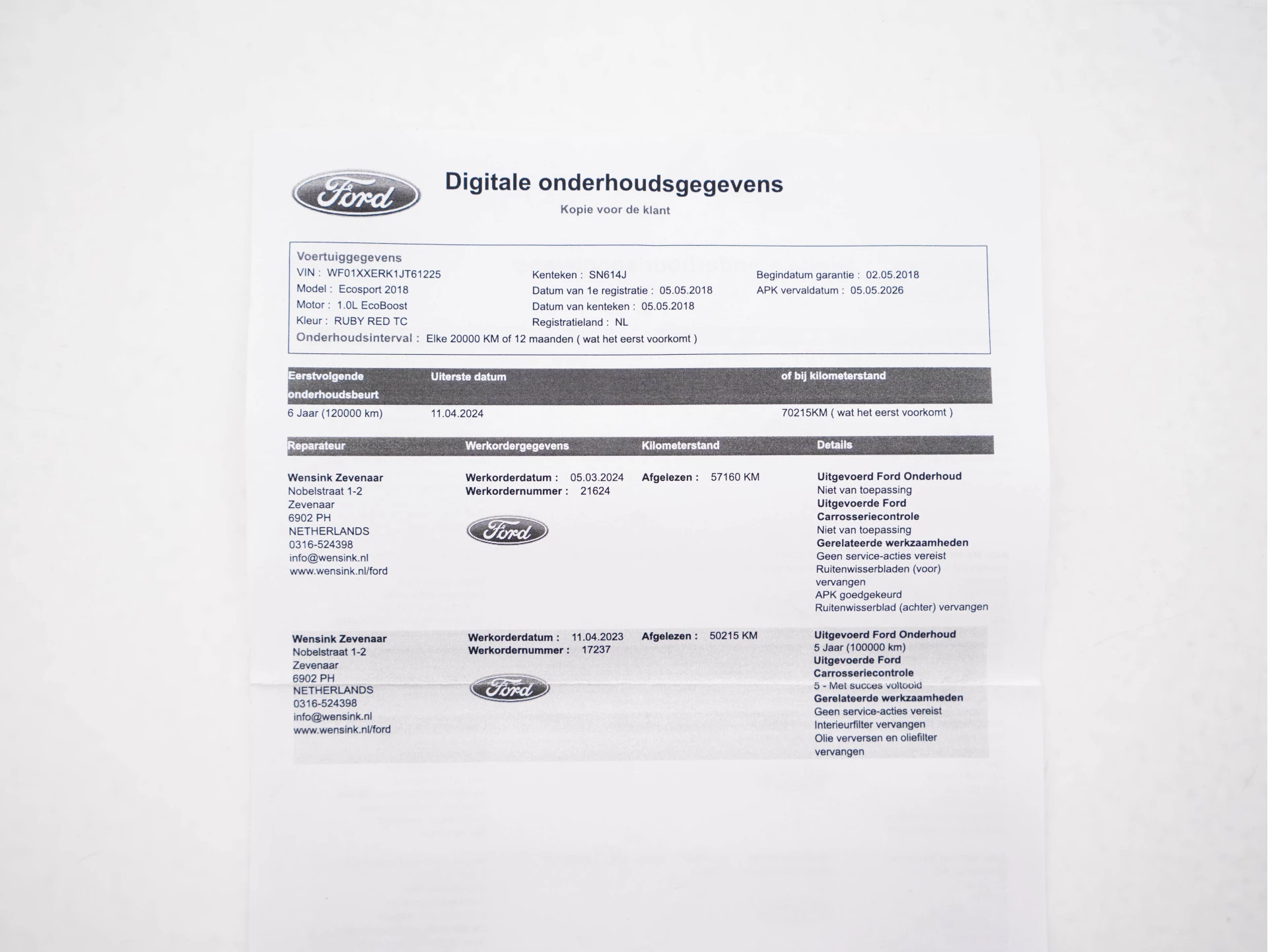 Hoofdafbeelding Ford EcoSport