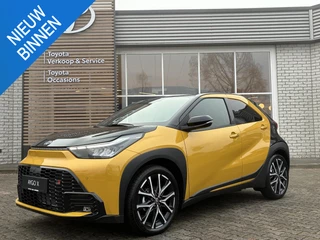 Toyota Aygo X HYBRID 115 GR SPORT NIEUW & DIRECT LEVERBAAR!!! STOELVERW PARK-SENSOREN JBL-AUDIO KEYLESS NAVI APPLE/ANDROID SPORTSTOELEN 18" LM-VELGEN