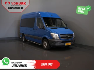 Mercedes-Benz Sprinter 213 2.2 CDI Aut. L2H2 €13.915,- Incl. BTW (BPM VRIJ) EXPORT Combi/ 9 Persoons/ Kombi/ 9P/ Airco/ PDC