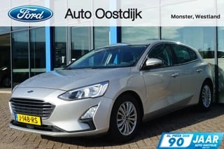 Ford Focus 1.0 EcoBoost Titanium 125PK Cruise Navi Climate Parkeersensoren Keyless Carplay 16 Inch Velgen *1ste Eigenaar*