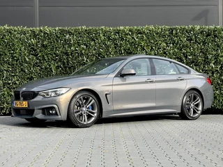 BMW 4-serie Gran Coupé 440i High Executive, M PAKKET, FACELIFT, NL AUTO, NAP, PANO, H/K, VIRTUAL, LEDER, CRUISE, NAVI, HUD, MEMORY, DODEHOEK, VERWARMDE VOORSTOELEN/ACHTERBANK,VERWARMD STUURWIEL