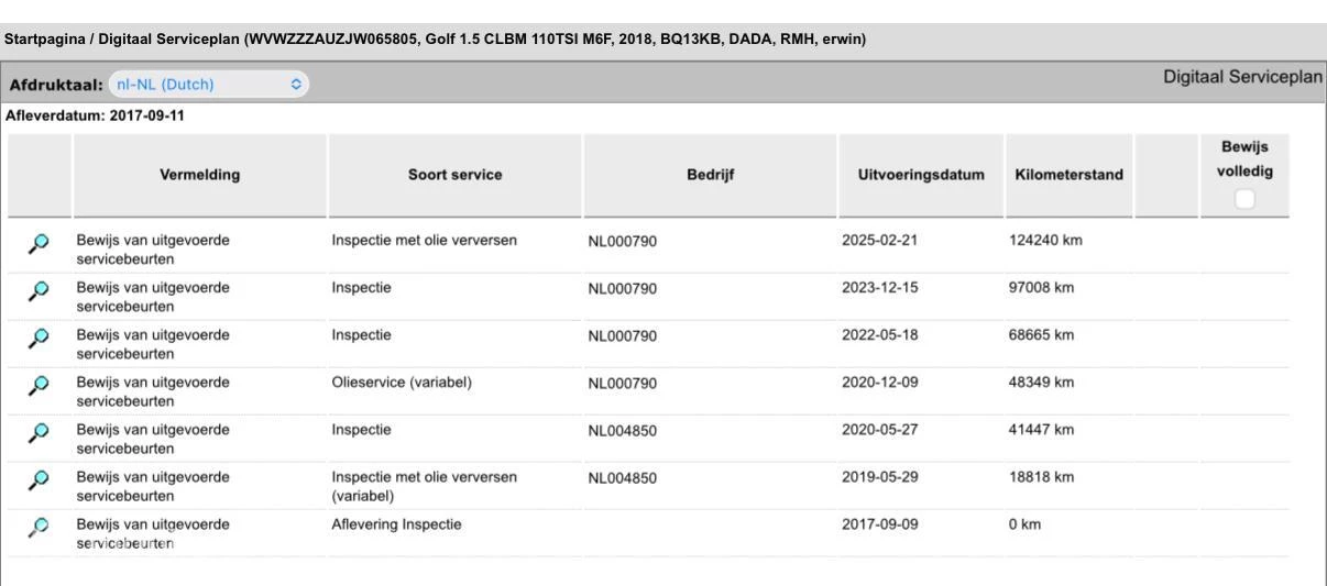 Hoofdafbeelding Volkswagen Golf