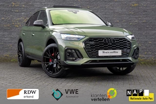 Audi Q5 Sportback 50 TFSI e S edition GREEN & BLACK Panoramadak