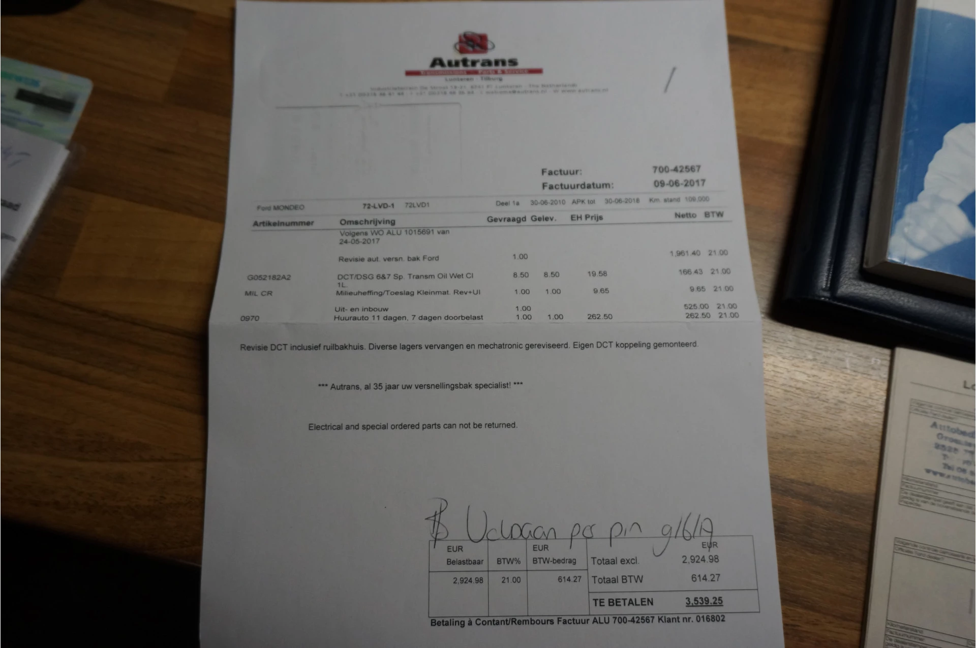 Hoofdafbeelding Ford Mondeo