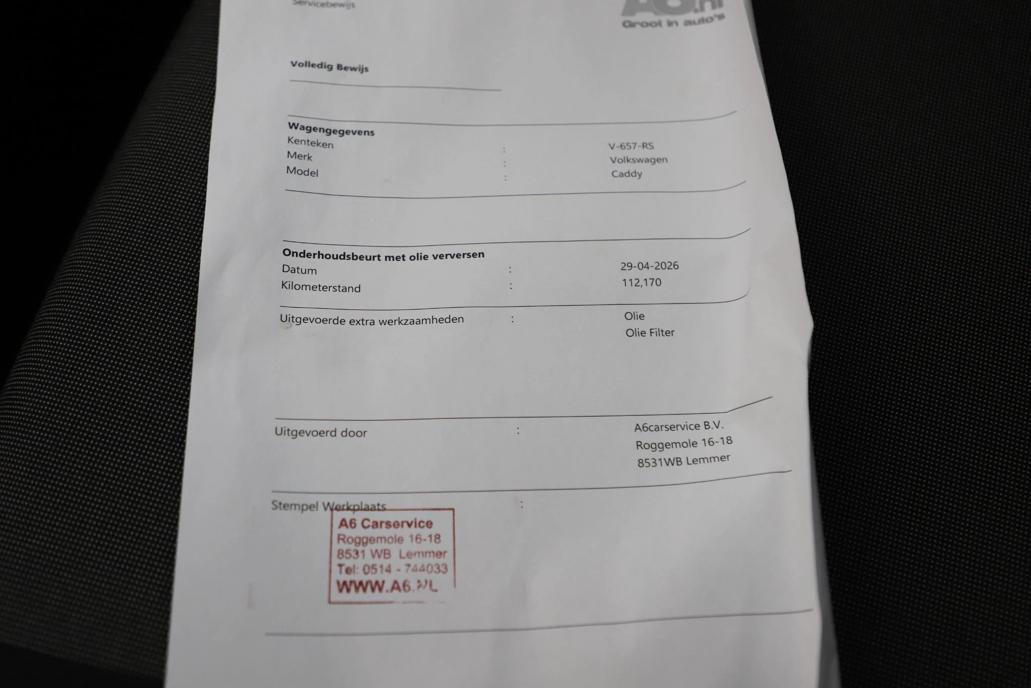 Hoofdafbeelding Volkswagen Caddy