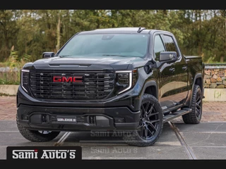 GMC Sierra DENALI 6.2 V8 | VIRTUAL COCKPIT | OPEN DAK | HEAD-UP | LANE ASSIST | 360 CAMERA | BLACK LEDER | MIRROR CAM DUBBELE CABINE | 5 PERSOONS |  GARANTIE | DC | Pick up VOORRAAD NR 431569