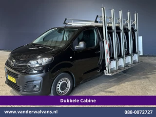 Opel Vivaro 2.0 CDTI 123pk L3H1 Glasresteel Dubbele cabine Euro6 Airco | 5-Zits | Camera | Navigatie | Apple Carplay Android Auto, Cruisecontrol, 2500kg Trekhaak, Parkeersensoren