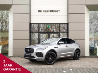 Hoofdafbeelding Jaguar E-PACE Jaguar E-PACE P300e AWD R-Dynamic SE | Verwarmbare achterbank | Cold Climate Pack | Adaptive Cruise | Head-Up Display | 24 maanden Jaguar Approved