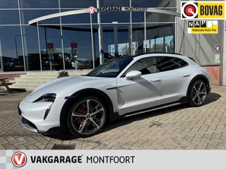 Hoofdafbeelding Porsche Taycan Porsche Taycan Cross Turismo 4 S 93 kWh 572 PK|Btw Auto!|IJsgrijs Metallic|Bijrijder display|Head-up|Zeer exclusief: Leder-alcantara bekleding|Stoelkoeling/verwarming+stuur|Chrono|Panorama dak|Adaptive Cruise|performance Plus accu