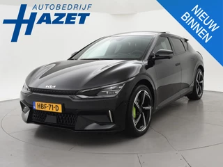 Hoofdafbeelding Kia EV6 Kia EV6 GT AWD 77.4 kWh 585 PK *1.017 KM! / 100% SOH* + SCHUIFDAK | MERIDIAN AUDIO | 21 INCH | 360 CAMERA | HEAD-UP |