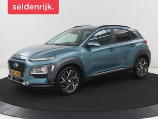Hyundai Kona 1.6 GDI HEV Premium | 1e eigenaar |  Stoelventilatie | Leder | Adaptive cruise | Head-Up | Trekhaak | Achterbankverwarming | Carplay | Navigatie | Keyless | Krell Audio | Side Assist | Stoelverwarming