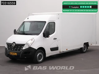 Renault Master 130PK Lowliner Bakwagen Airco Camera Euro6 Meubelbak Koffer Verkoopwagen Pakketwagen Airco