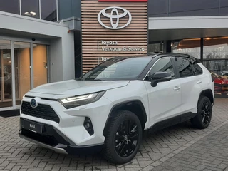 Toyota RAV4 2.5 Hybrid AWD Style STOEL/STUURVERW PARK-SENSOREN ELEK-ACHTERKLEP APPLE/ANDROID KEYLESS DRAADLOOS-LADEN AD-CRUISE CAMERA LM-VELGEN