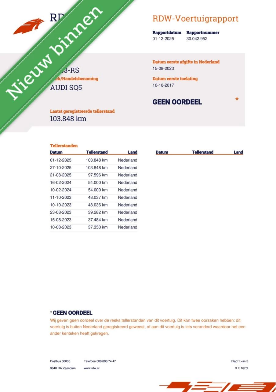 Hoofdafbeelding Audi SQ5