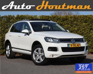 Hoofdafbeelding Volkswagen Touareg Volkswagen Touareg 3.0 TSI 380PK Hybrid High Edition 4wd|Ecc|Navi|Panodak|Lmv|Cruise|Camera|Dealer onderhouden|1e eigenaar