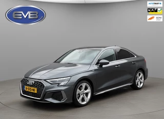 Audi A3 Limousine 30 TFSI S edition, 2 X S- LINE,matrix led, daytona grijs, 1 e eigenaar, 1/2 leder, 's, NL auto nap