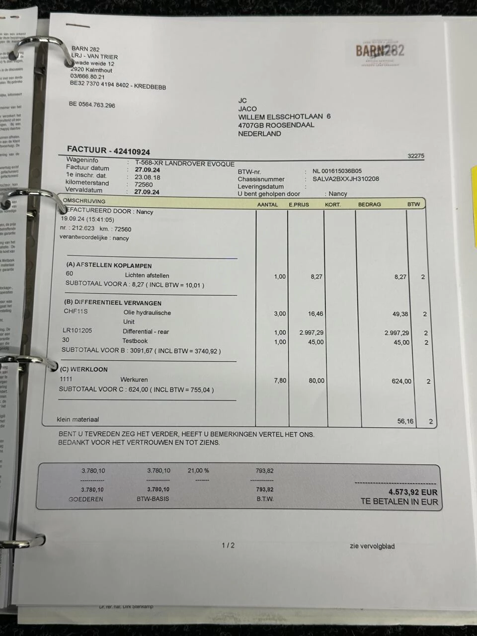 Hoofdafbeelding Land Rover Range Rover Evoque