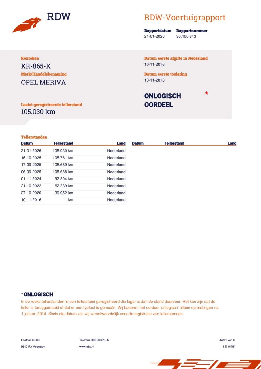 Hoofdafbeelding Opel Meriva