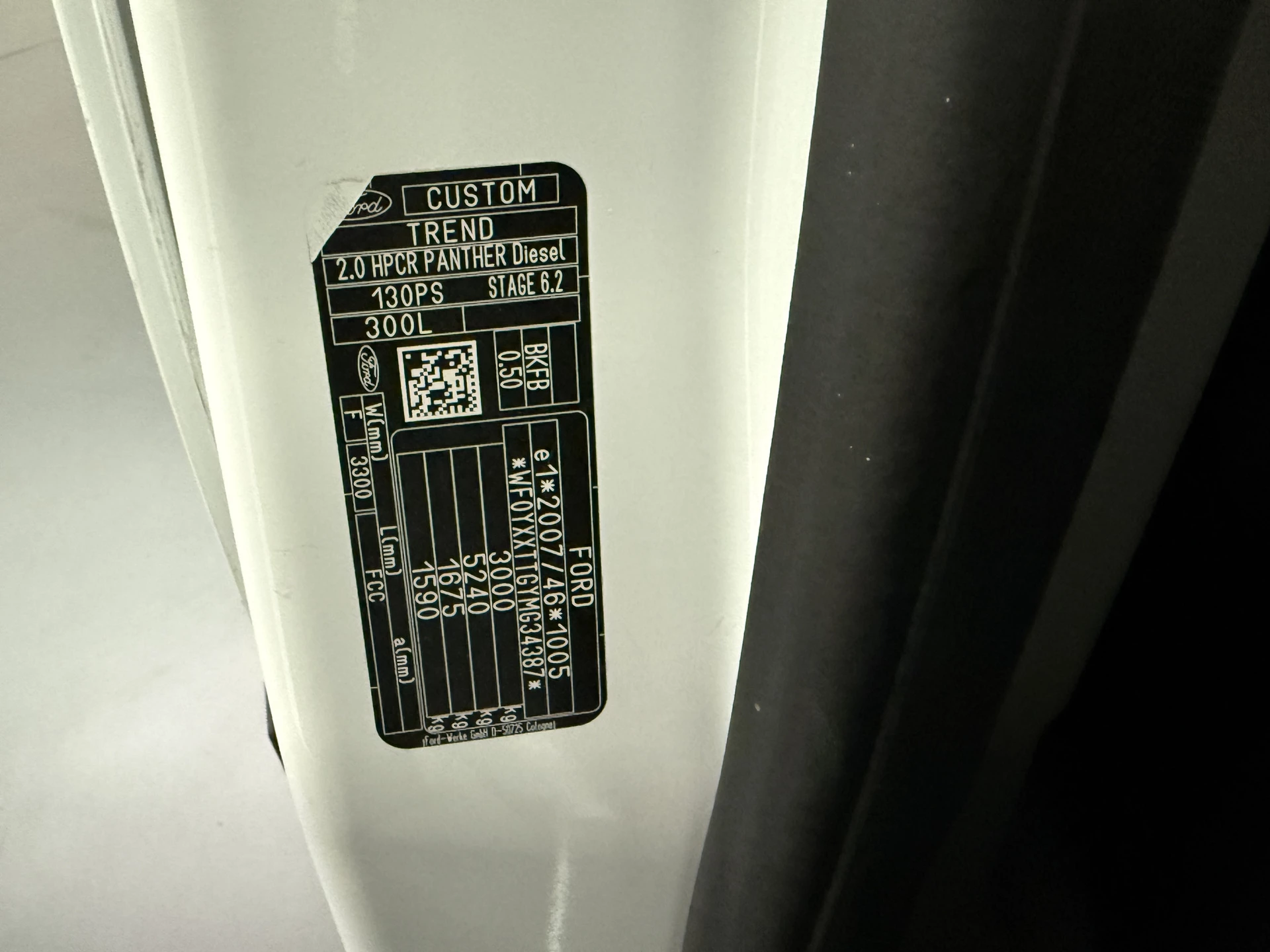 Hoofdafbeelding Ford Transit Custom