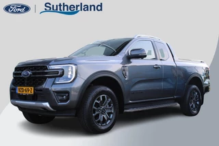 Hoofdafbeelding Ford Ranger Ford Ranger 2.0 Super Cab EcoBlue Wildtrak | Trekhaak | Adaptive Cruise Control | BLIS | Navigatie | 4x4 |