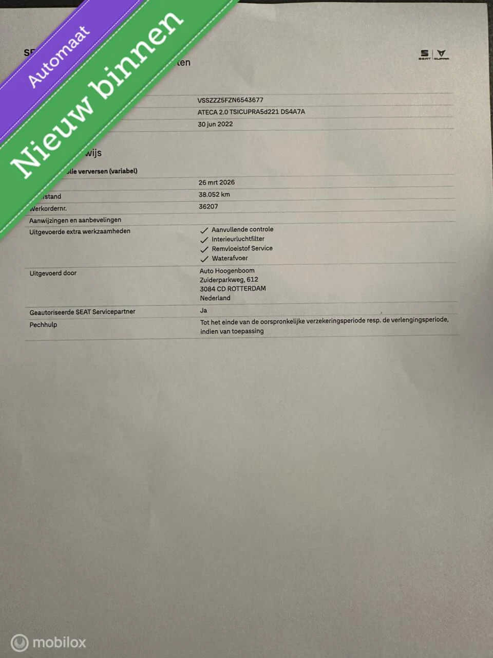 Hoofdafbeelding CUPRA Ateca