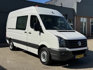 Volkswagen Crafter 35 2.0 TDI L2H2 Werkplaats 109PK Euro 6 Bpm vrij Omvormer Standkachel 3500kg trekhaak 1e eigenaar Kastinrichting Sortimo 220 volt Werkplaats Servicewagen