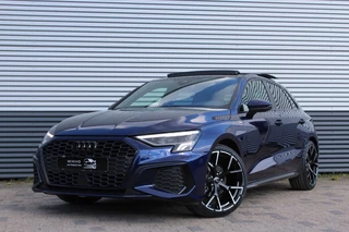 Audi A3 Sportback 35 TFSI |3x S-Line| Panoramadak| Virtualcockpit | Navara Blauw | Black optik | Adaptive cruise | Apple Carplay |