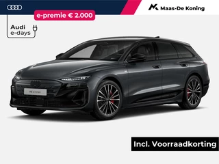 Hoofdafbeelding Audi A6 Avant e-tron Audi A6 Avant e-tron S edition 367 PK · Tech pro · Panorama-glasdak · Sportstoel plus leder zwart · Stoelmassage + ventilatie
