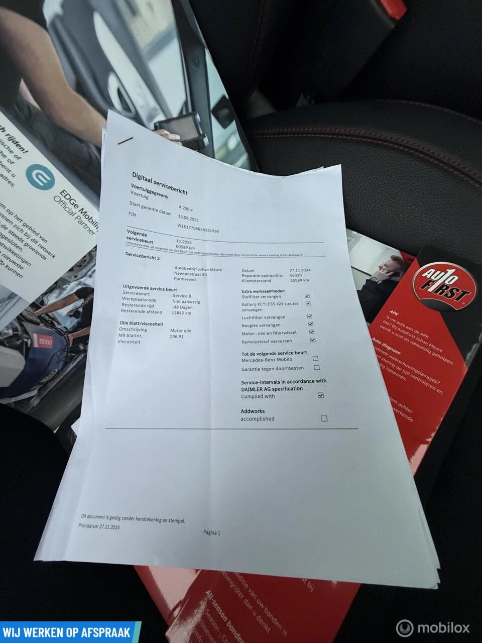 Hoofdafbeelding Mercedes-Benz A-Klasse