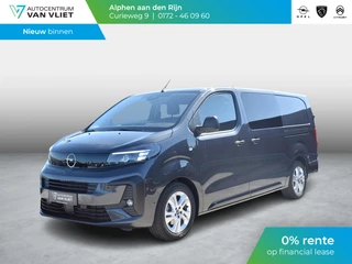 Opel Vivaro Electric L3 75 kWh Dubbele Cabine | 0% rente | camera | navigatie incl. Apple Carplay | betimmering | Exterieur pakket | etc.