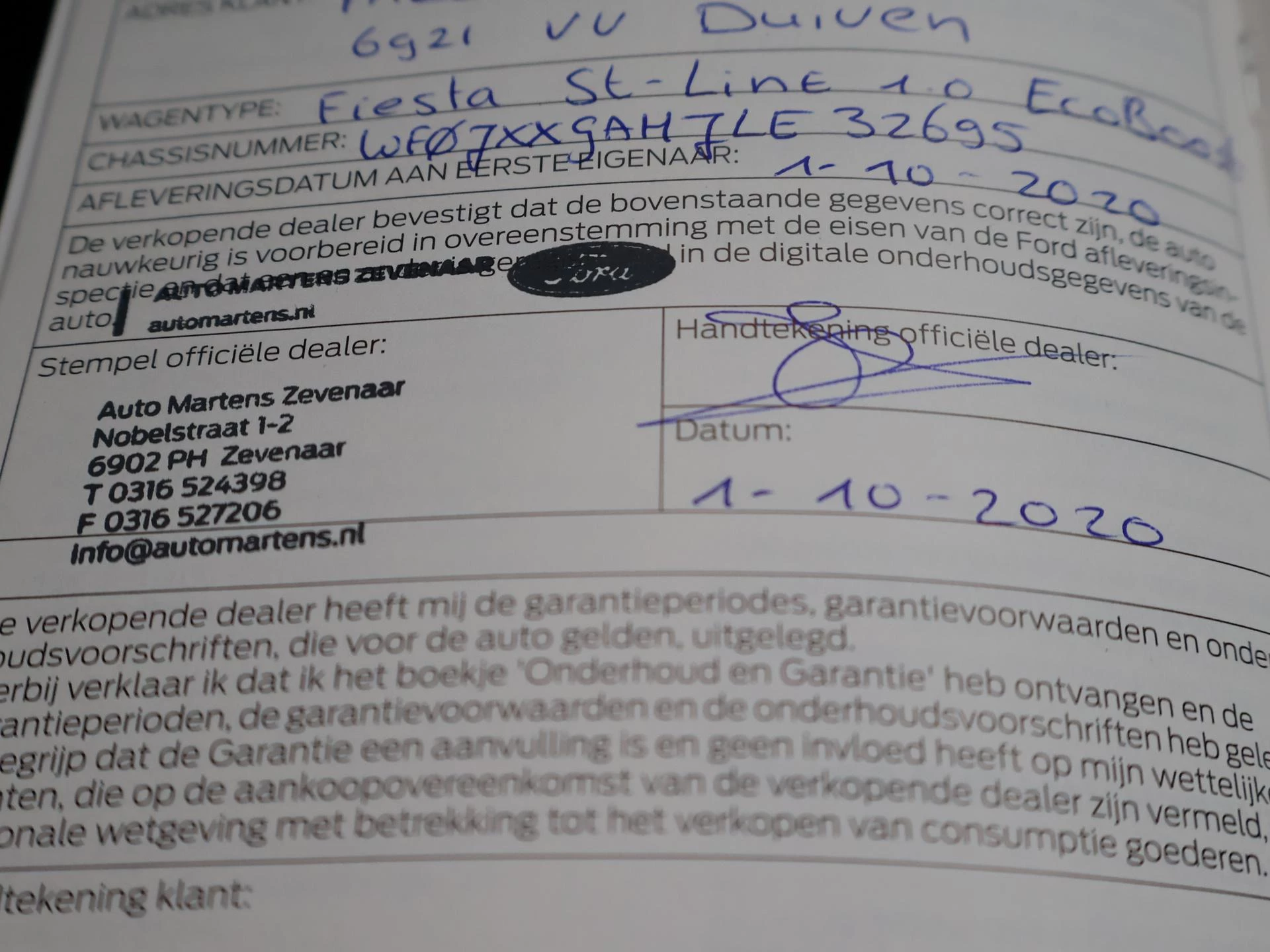 Hoofdafbeelding Ford Fiesta