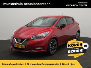 Hoofdafbeelding Nissan Micra Nissan Micra 1.0 IG-T N-Design - Occasion Lease vanaf €389 p/m - RIJKLAARPRIJS - All Seasonbanden - Apple Carplay - Android Auto - Cruise Control