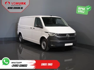 Volkswagen Transporter 2.0 TDI L2 BPM VRIJ! NL Auto/ Carplay/ Cruise/ Airco/ Navi/ PDC