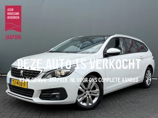 Peugeot 308 SW BWJ 2018 1.5 BlueHDi 131 PK Blue Lease Executive TREKHAAK | PANODAK | STOELVERW. | LEER | CARPLAY + ANDROID | NAVI | CLIMA | CRUISE | LMV | PDC