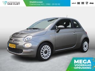 Fiat 500 Hybrid Lounge | Airco | Cruise | Apple Carplay | Leder Look | Ambiance Ivoor