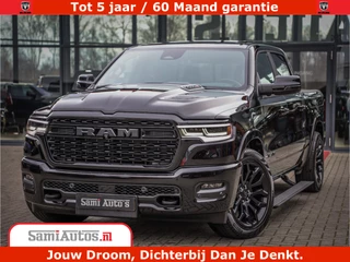Dodge Ram 1500 Limited Demo Night High Output 540HP 706Nm | Massage + Full Option | De Meest Luxe en Volle Pick-Up in zijn Klasse | Comfortabele Dubbele Cabine met Royale 5 Zitplaatsen | BPM vrij | Nu Leverbaar uit Voorraad | Voorraad Nr 2263 - V76JVF
