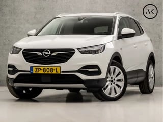 Opel Grandland X 1.2 Turbo Executive Sport (GROOT NAVI, APPLE CARPLAY, CLIMATE, KEYLESS, LANE ASSIST, SPORTSTOELEN, LEDER, ACHTERKLEP ELEKTRISCH, GETINT GLAS, PARKEERSENSOREN, NIEUWSTAAT)