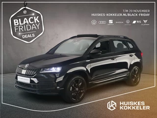 Skoda Karoq Sportline Business 1.5 TSI 150pk DSG Automaat Trekhaak, Panoramadak, Achteruitrijcamera, Adaptive cruise control, Navigatie, Elektrische achterklep