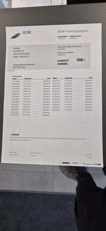 Hoofdafbeelding Opel Meriva