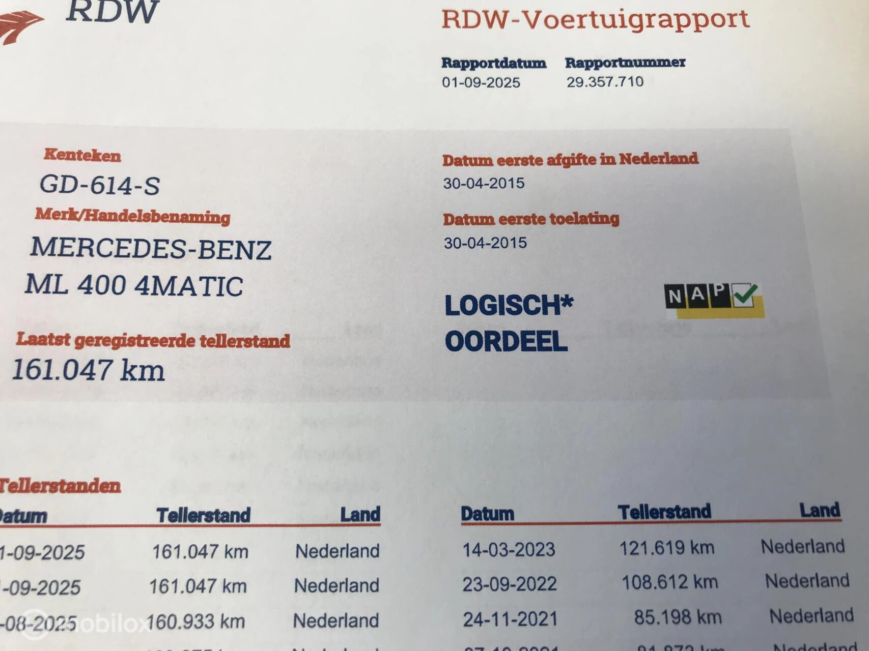 Hoofdafbeelding Mercedes-Benz M-Klasse