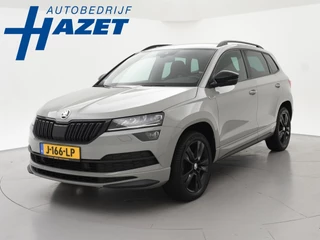 Hoofdafbeelding Škoda Karoq Skoda Karoq 1.5 TSI ACT 150 PK DSG AUT. SPORTLINE STEEL GREY + VIRTUAL COCKPIT | TREKHAAK | CAMERA | ADAPTIVE CRUISE