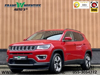 Jeep Compass 1.4 MultiAir Limited | Cruise Control | Achteruitrijcamera | Apple Carplay | Stuurverwarming | Keyless Go/Entry | Dodehoek Detector | Stoelverwarming | DAB | Bluetooth |