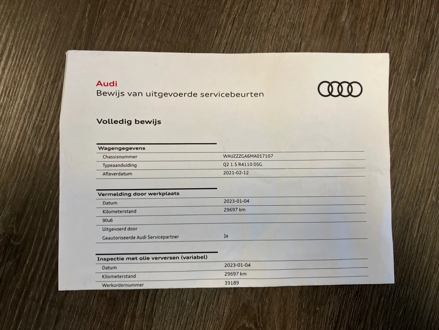 Hoofdafbeelding Audi Q2